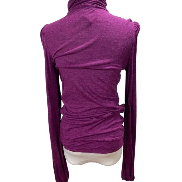 Custo Barcelona Embroidered Mock Neck Knit Top Size L Multicolor Long Sleeve - Picture 5 of 8